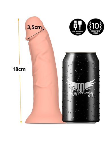 MYTHOLOGY ASHER DILDO ORIGINAL S - VIBRATEUR WATCHME TECHNOLOGIE SANS FIL COMPATIBLE