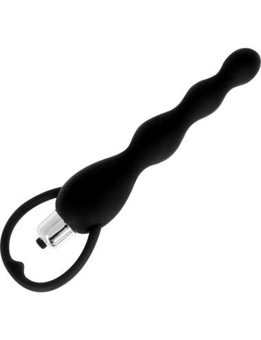 OHMAMA VIBRATING BUTT PLUG - BLACK