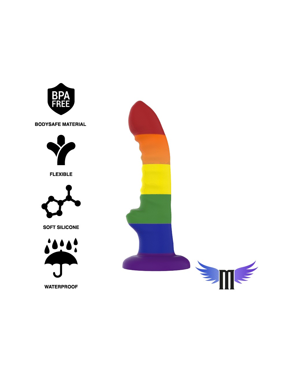 MYTHOLOGY COLBY PRIDE DILDO M