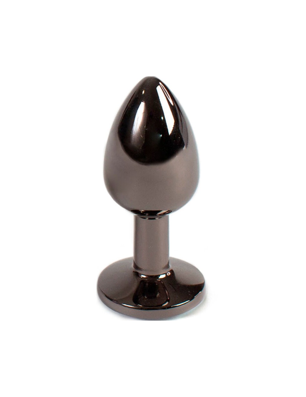 SECRET PLAY - PLUG ANAL GUNMETAL PETIT TAILLE 7 CM