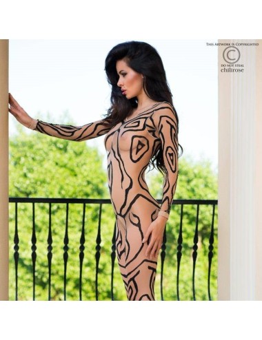 Bodystocking effet tatoo