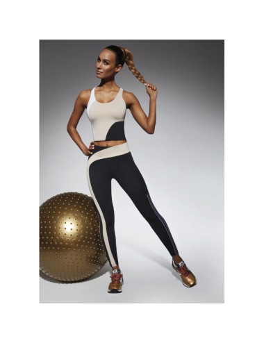 Flow legging sport noir et beige