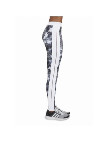 Code legging sport gris et blanc