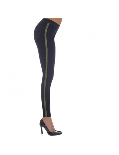 Toni legging noir et or