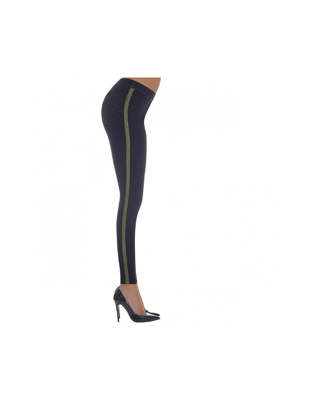 Toni legging noir et or