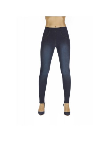 Maddie legging jean bleu foncé