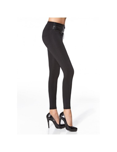 Nely legging avec large ceinture effet cuir