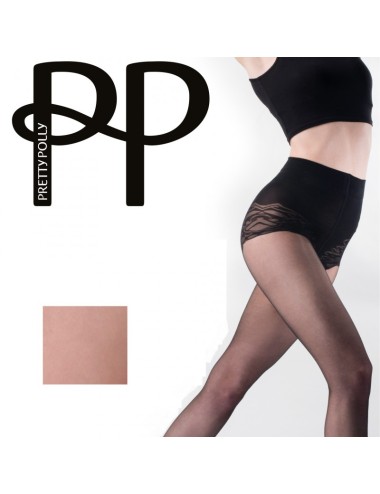 Collants naturels amincissants avec culotte fantaisie