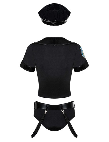 Police set Costume 6 pièces - Noir