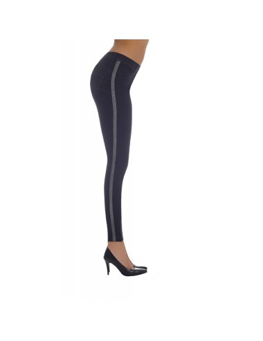 Toni legging noir et argent