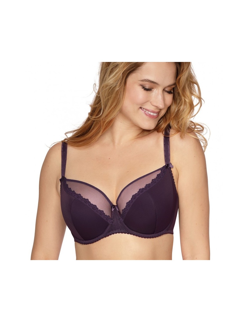 Amanda soutien-gorge prune