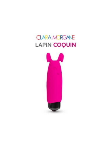 Mini vibromasseur Lapin Coquin Clara Morgane - Rose