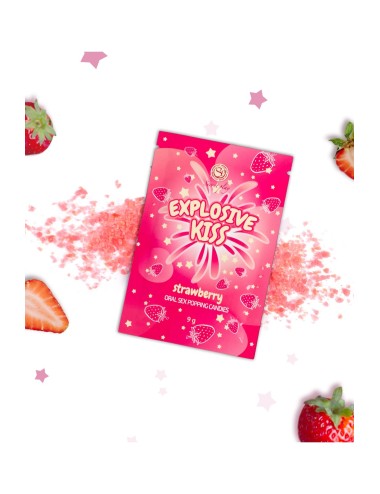 Bonbons pétillants à la fraise spécial sexe oral - SP3702