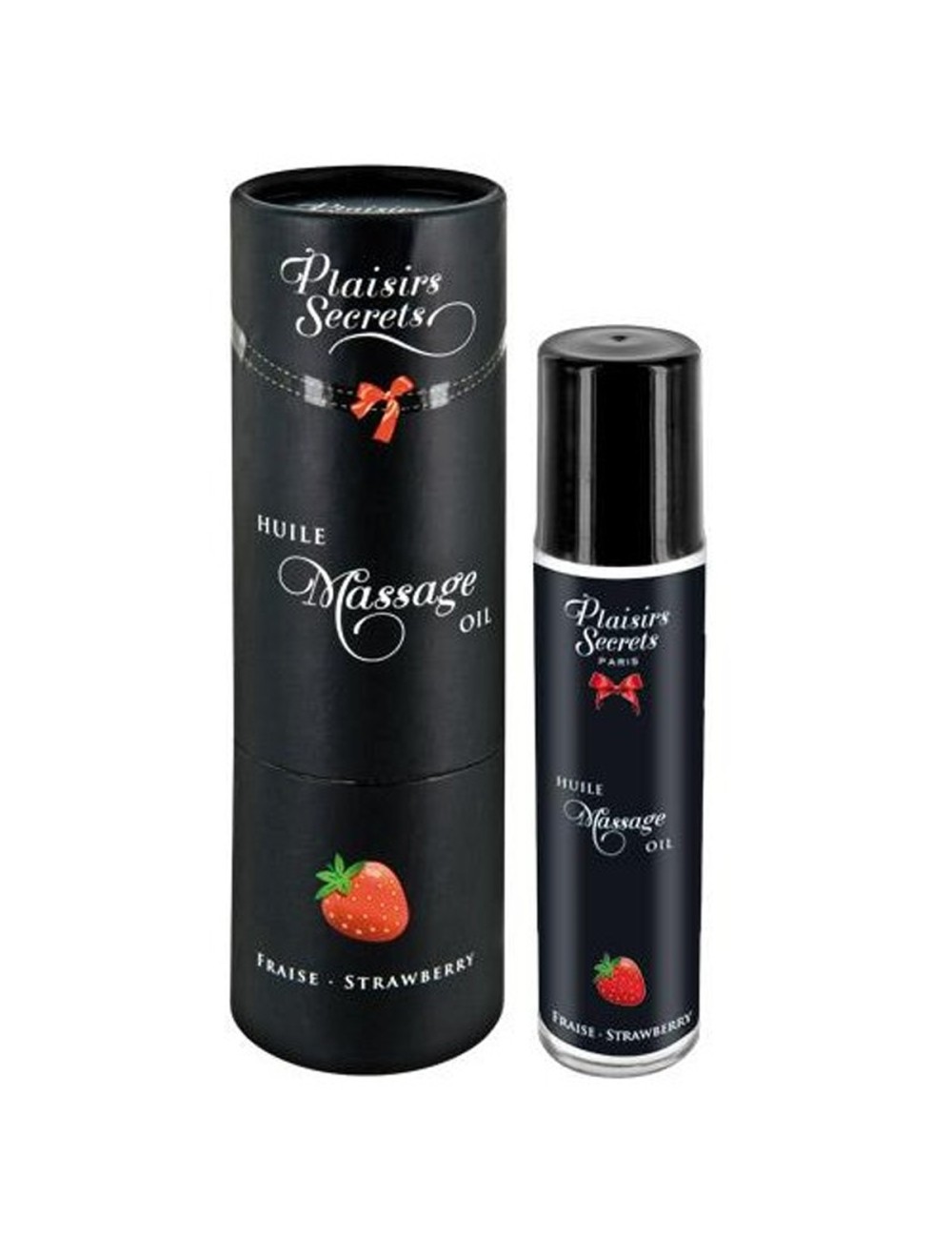 Huile de massage comestible fraise 59ml - CC826007