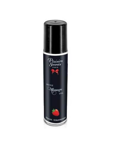 Huile de massage comestible fraise 59ml - CC826007