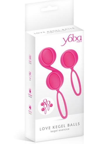 Set de boules de Geisha roses à billes amovibles - CC5260020050