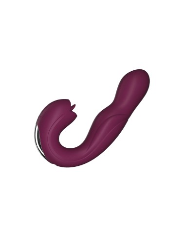 Joi - Vibromasseur tête rotative et stimulateur clitoridien - violet