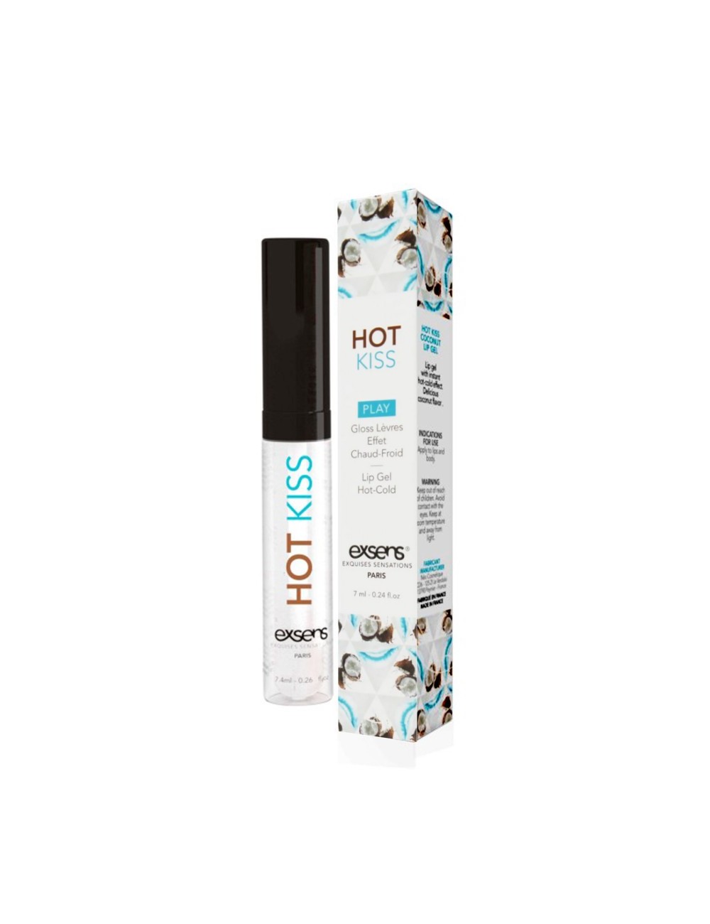 Gloss à lèvres effet Chaud-Froid - Noix de Coco - 7.4 ml