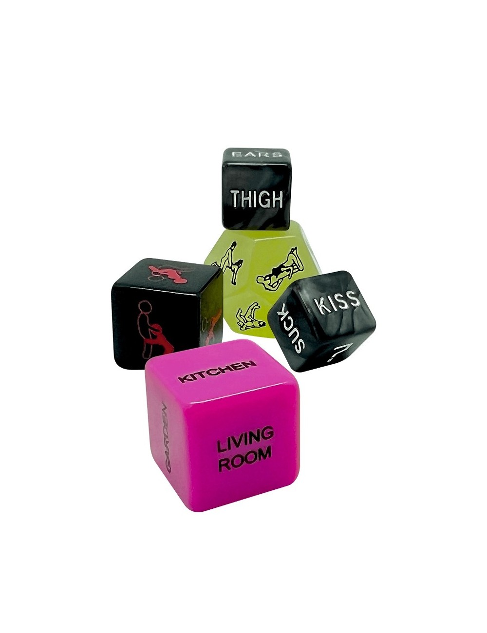 Set 5 dés coquins Ooo - Wooomy Set 5 dés coquins Ooo - Wooomy