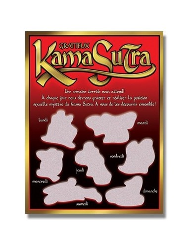 Carte à gratter Kama Sutra