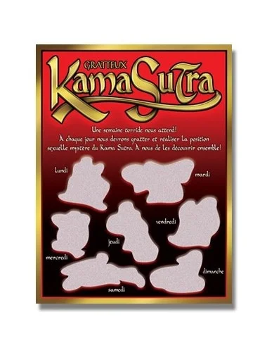 Carte à gratter Kama Sutra