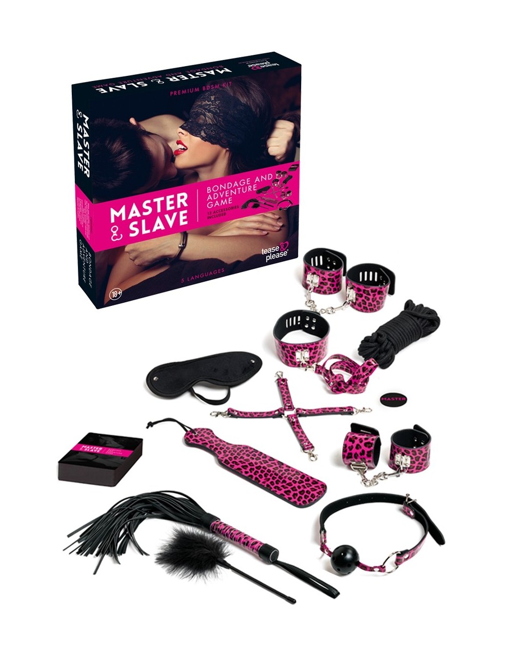 Jeu de bondage Master  Slave - rose