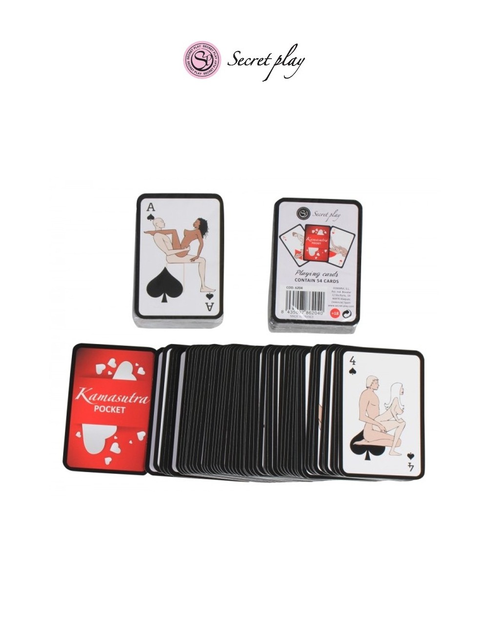 Jeu de cartes Kamasutra