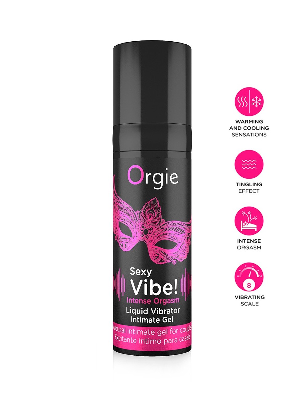 Gel d'excitation Sexy Vibe Intense Orgasm Liquid Vibrator Gel d'excitation Sexy Vibe Intense Orgasm Liquid Vibrator