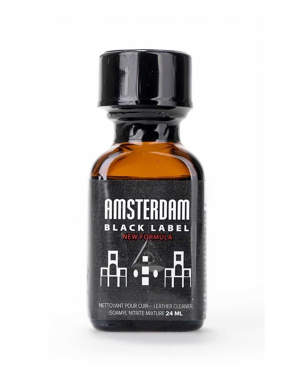 Poppers Amsterdam Black  label 24ml