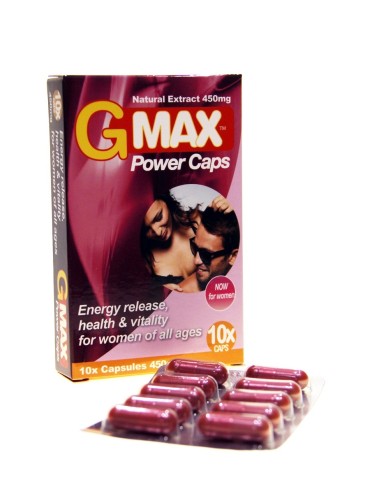 G-Max Power Caps Femme 10 gélules