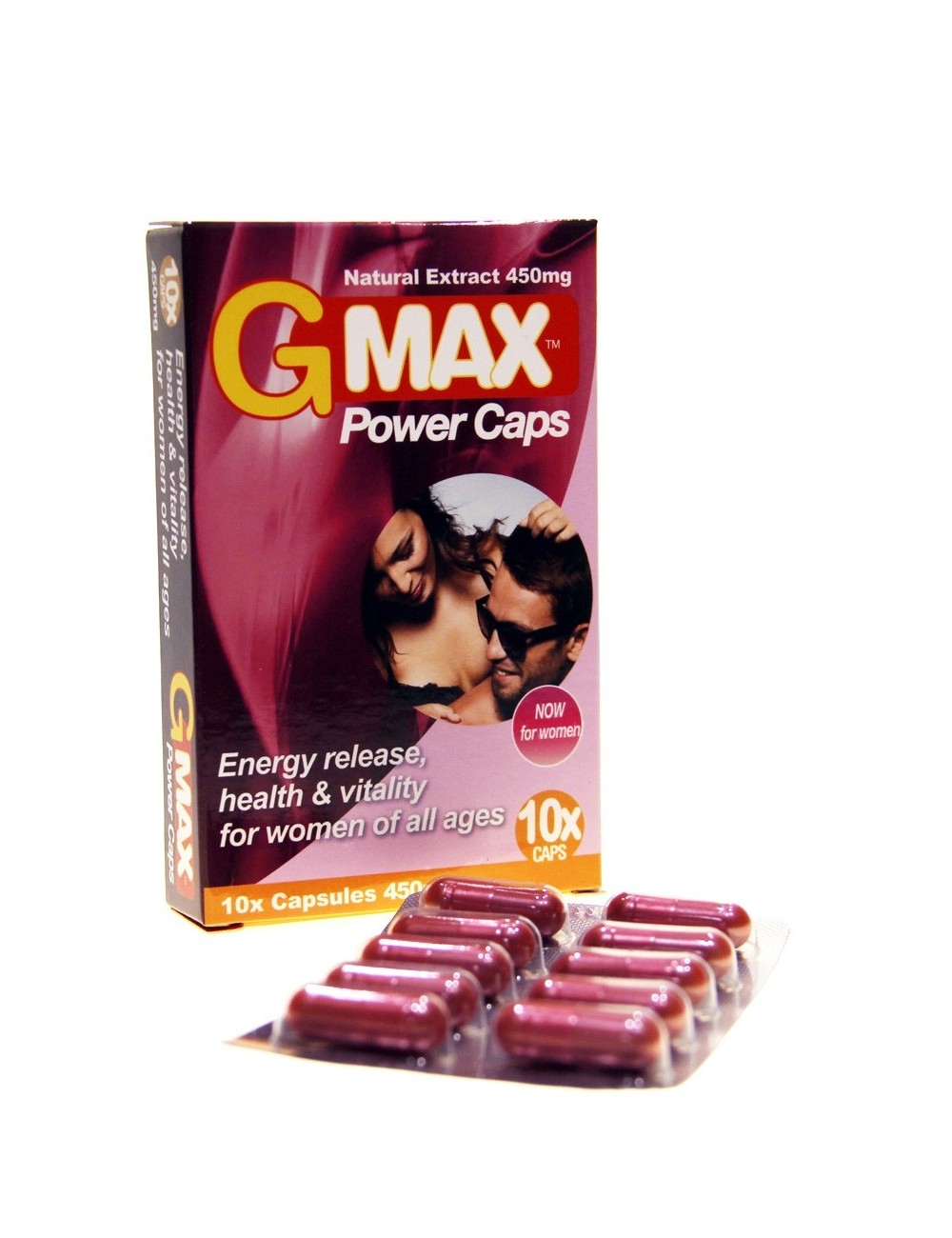 G-Max Power Caps Femme 10 gélules G-Max Power Caps Femme 10 gélules