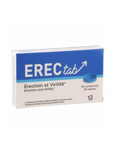 Erectab 20 comprimés - Stimulant sexuel 