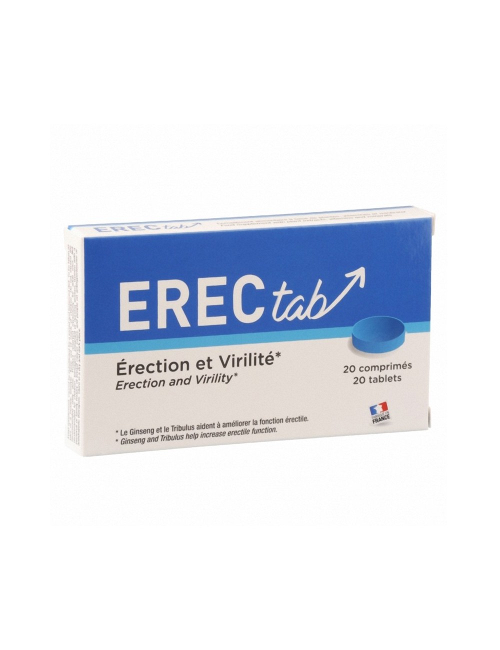 Erectab 20 comprimés - Stimulant sexuel 