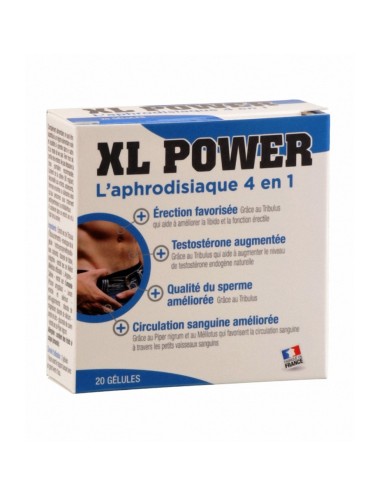 XL Power 20 gélules - Aphrodisiaque
