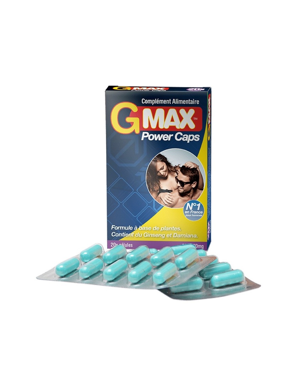 G-Max Power Caps Homme 20 gélules