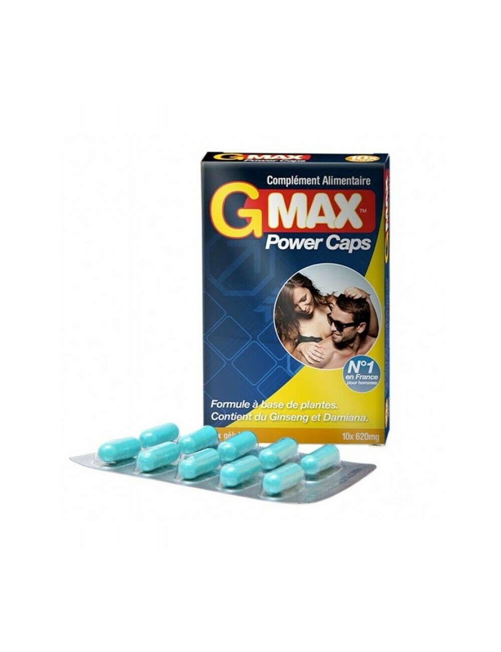 G-Max Power Caps Homme 10 gélules