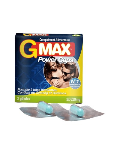 G-Max Power Caps Homme 2 gélules