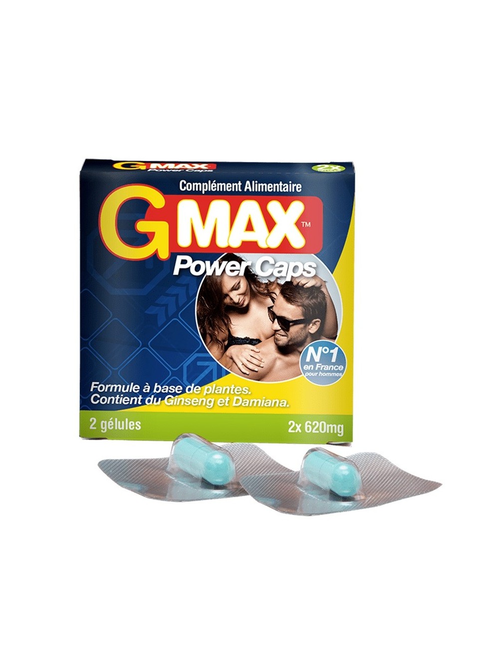 G-Max Power Caps Homme 2 gélules