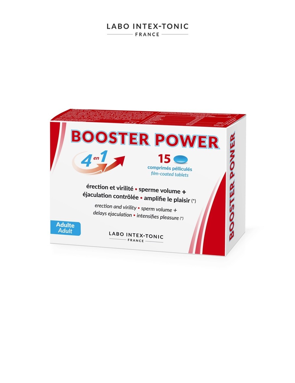 Aphrodisiaque masculin Booster Power 15 comprimés Aphrodisiaque masculin Booster Power 15 comprimés