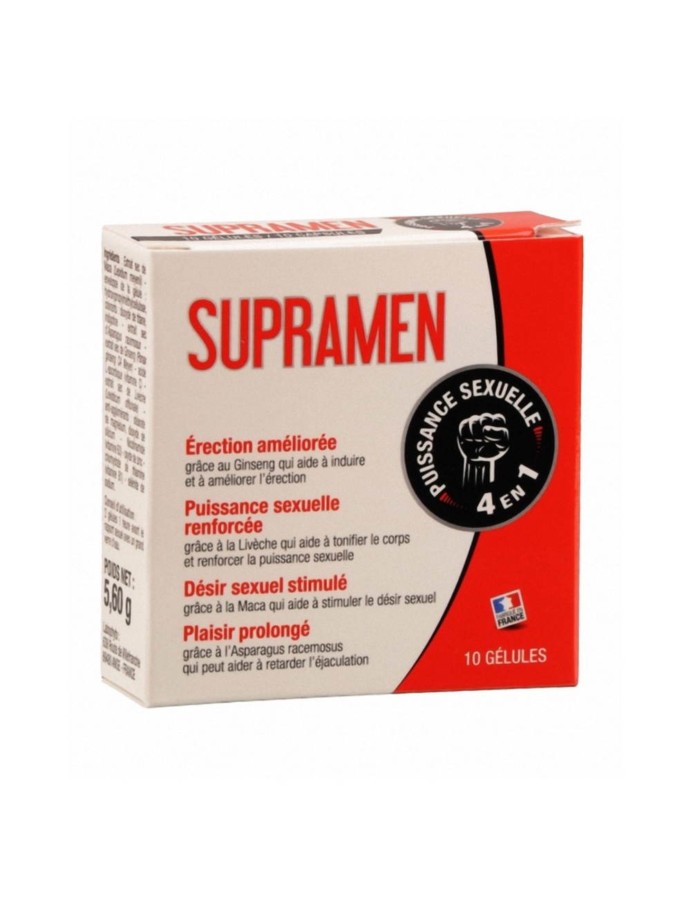 Supramen 10 gélules - Aphrodisiaque