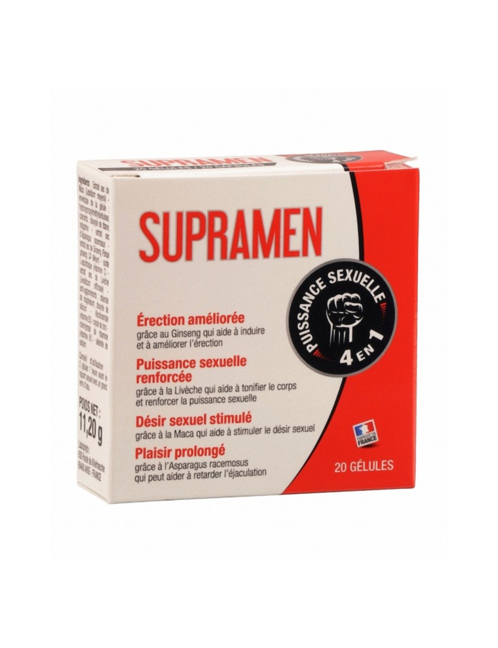 Supramen 20 gélules - Aphrodisiaque