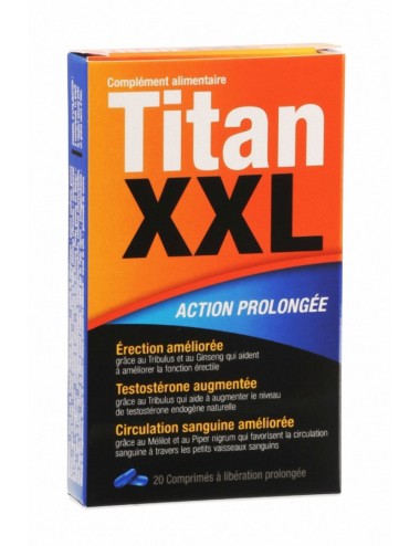 Titan XXL 20 comprimés - stimulant sexuel