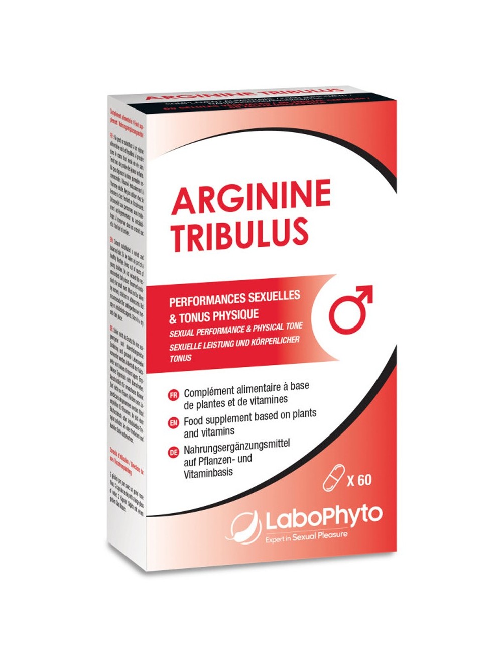 Booster de libido Arginine Tribulus 60 gélules