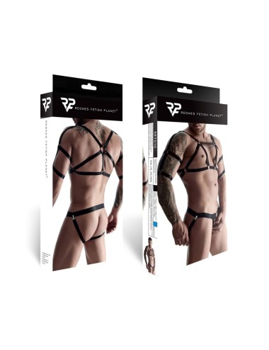 Ensemble harnais et jockstrap ouvert - Regnes