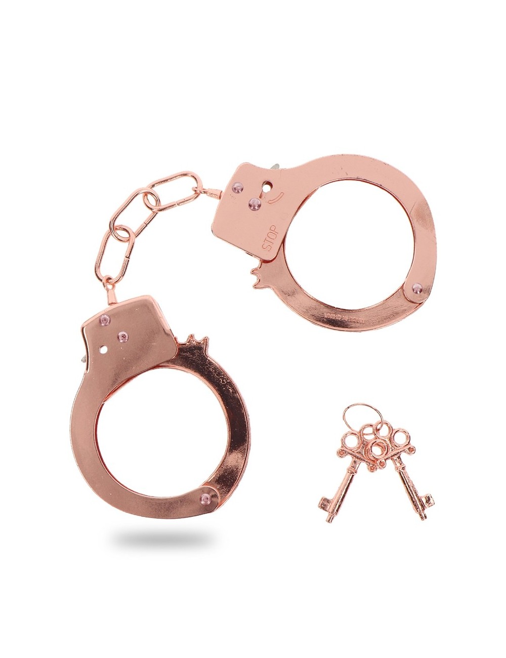 Menottes métal rose gold - Toy Joy