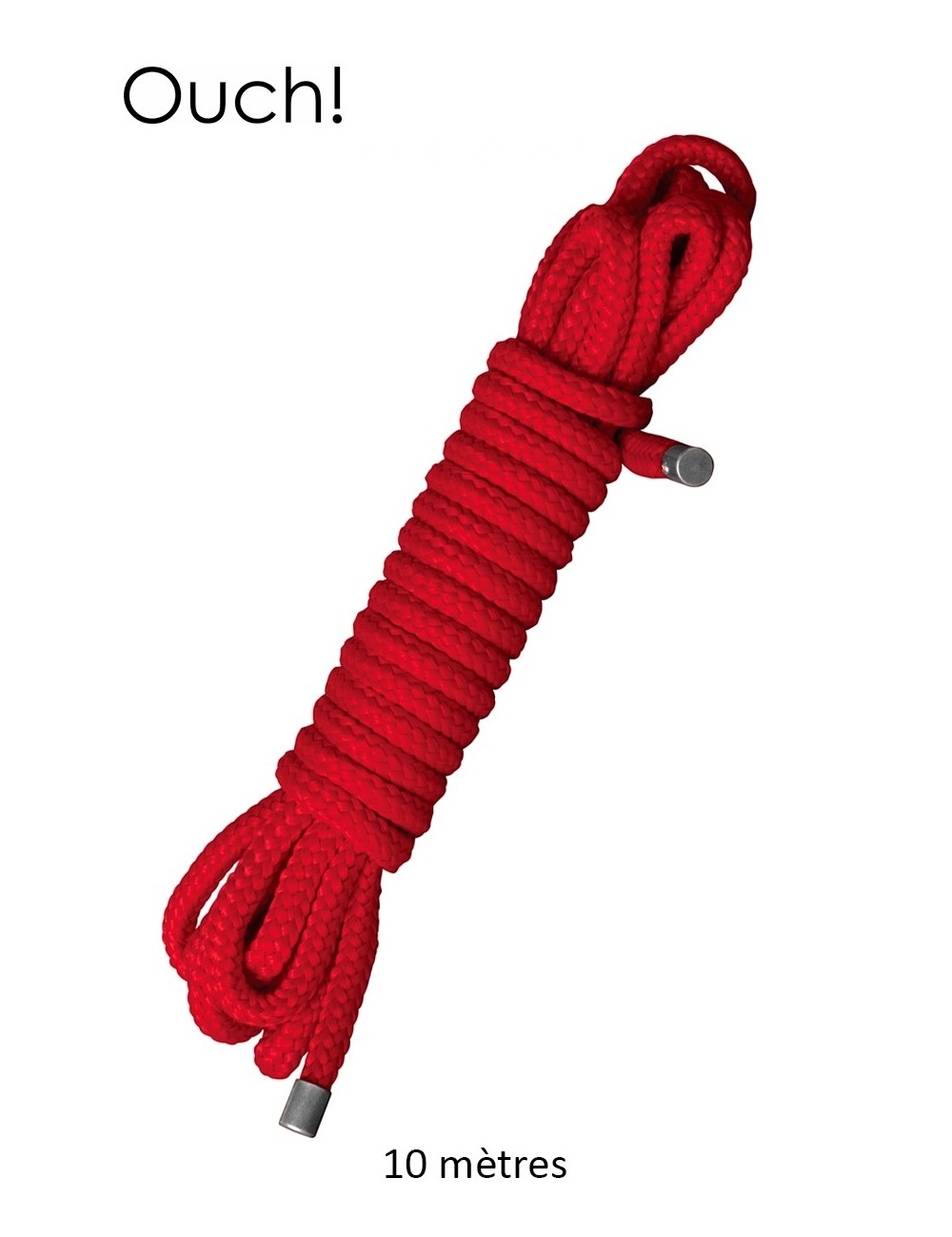 Corde de bondage Japonais 10m rouge - Ouch