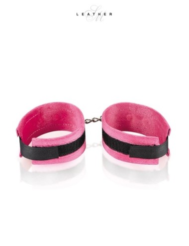 Menottes de poignets rose et noir