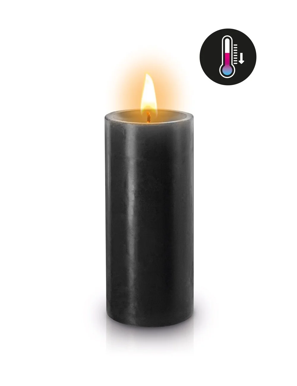 Bougie basse température noire Bougie basse température noire