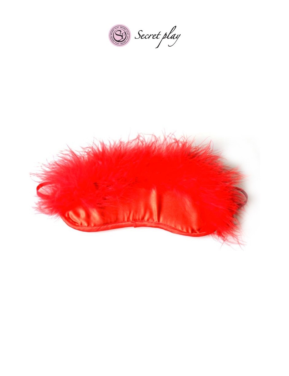 Bandeau rouge marabou - Secret Play