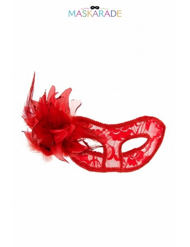 Loup semi-rigide La Traviata - rouge